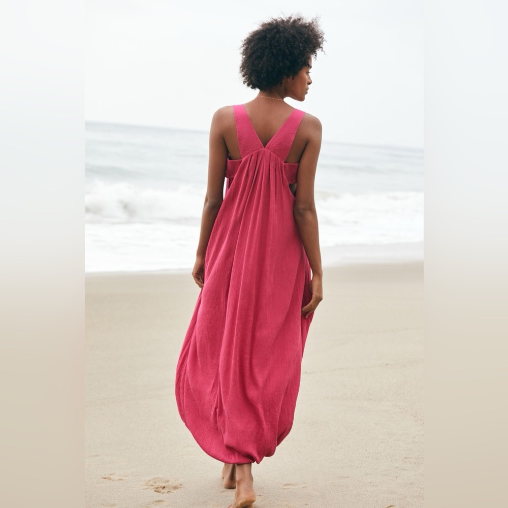 NWT By Anthropologie Bubble-Hem Midi Dress Size Small
